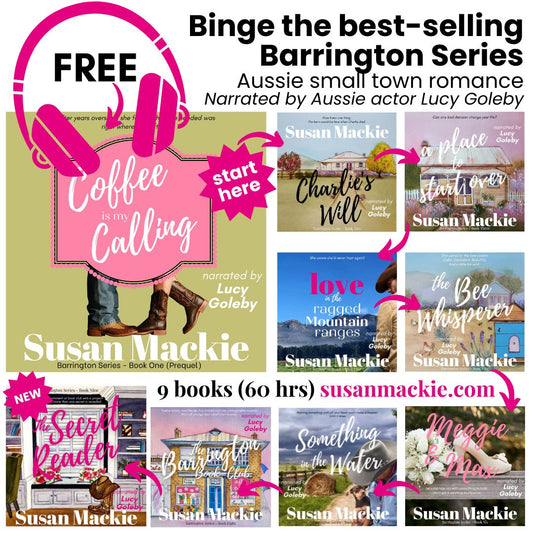 AUDIOBOOKS: Barrington Series Audiobook Bundle 1, 2, 3 - narrated by Lucy Goleby