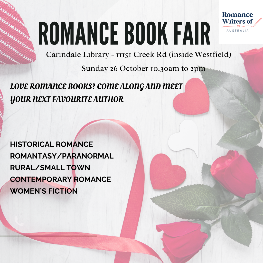 Carindale Romance Author Event - 26 October