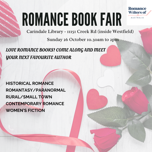 Carindale Romance Author Event - 26 October