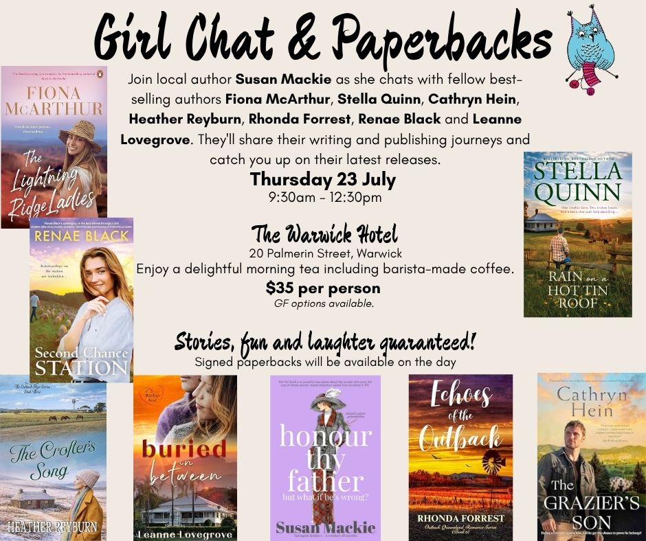 EVENT: Girl Chat & Paperbacks 23 July 2026